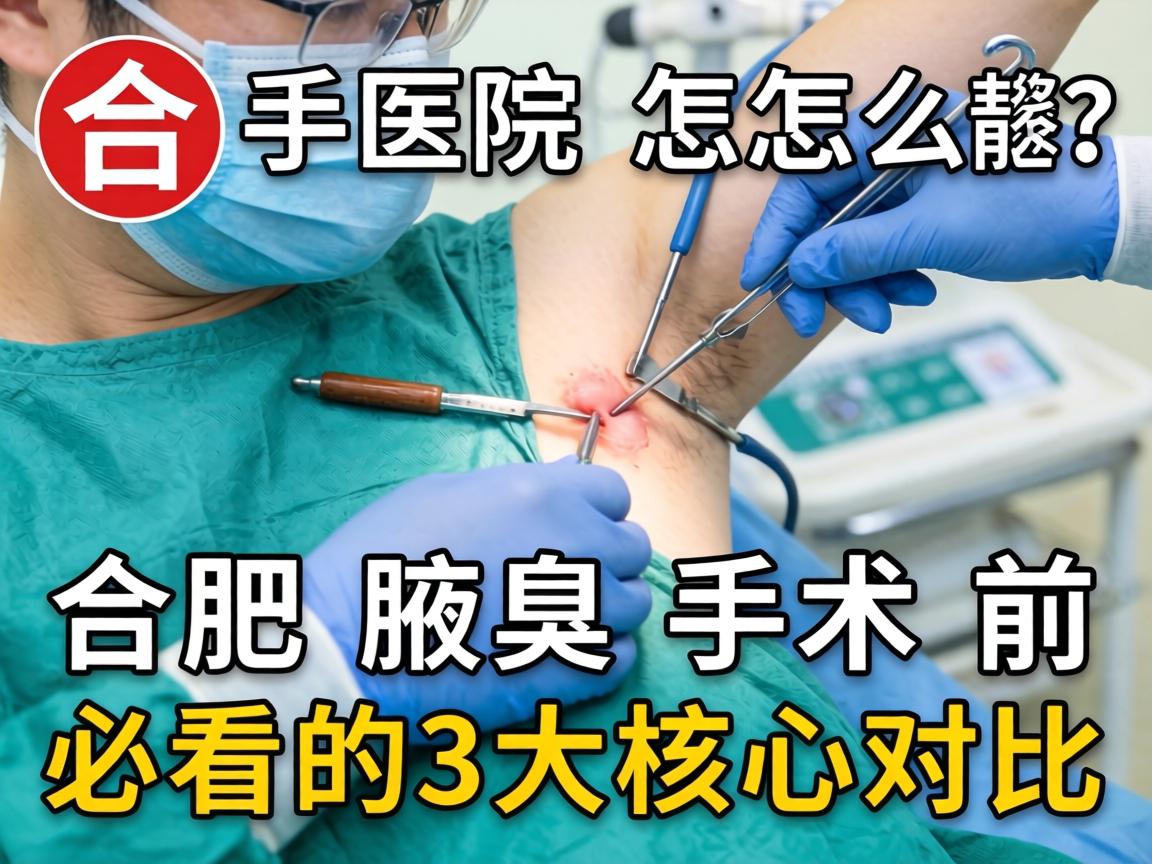 合肥腋臭手术医院怎么选?合肥腋臭手术前必看的3大核心对比 合肥腋臭手术医院怎么选?合肥腋臭手术前必看的3大核心对比