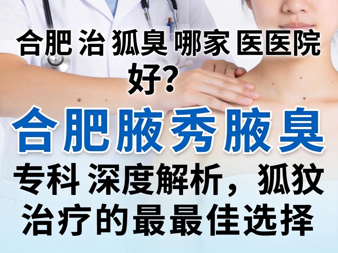 合肥治狐臭哪家医院好?合肥腋秀腋臭专科深度解析,狐臭治疗的最佳选择 合肥治狐臭哪家医院好?合肥腋秀腋臭专科深度解析,狐臭治疗的最佳选择