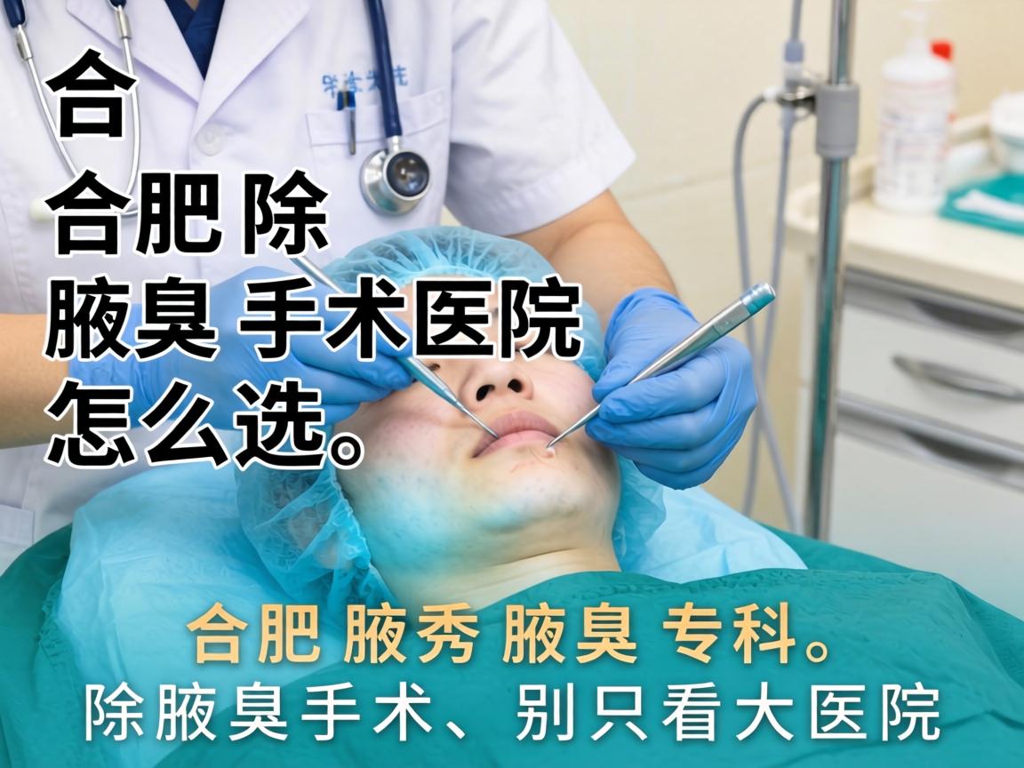 合肥除腋臭手术医院怎么选?合肥腋秀腋臭专科,除腋臭手术,别只看大医院 合肥除腋臭手术医院怎么选?合肥腋秀腋臭专科,除腋臭手术,别只看大医院