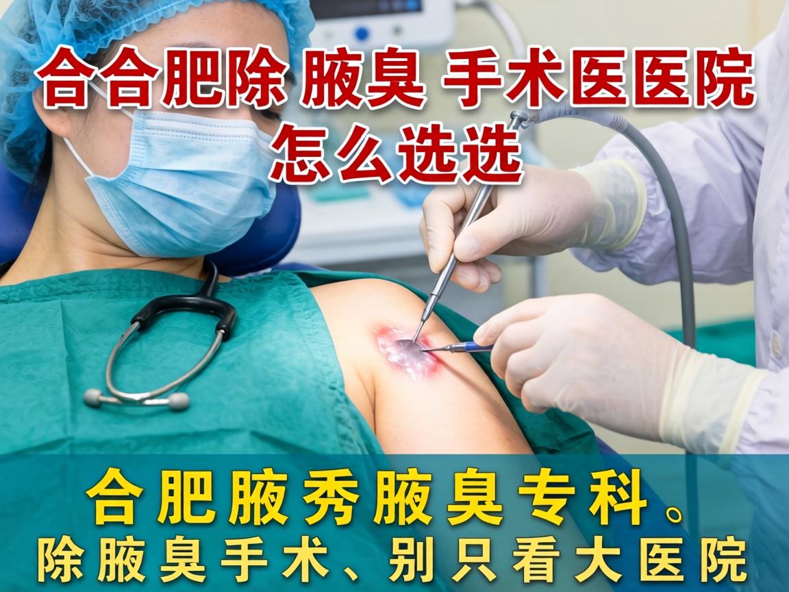 合肥除腋臭手术医院怎么选?合肥腋秀腋臭专科,除腋臭手术,别只看大医院 合肥除腋臭手术医院怎么选?合肥腋秀腋臭专科,除腋臭手术,别只看大医院