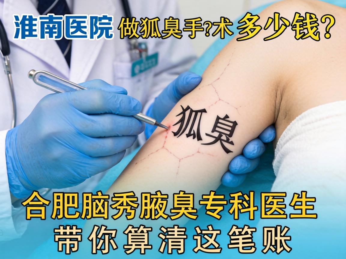 淮南医院做狐臭手术多少钱?合肥腋秀腋臭专科医生带你算清这笔账 淮南医院做狐臭手术多少钱?合肥腋秀腋臭专科医生带你算清这笔账