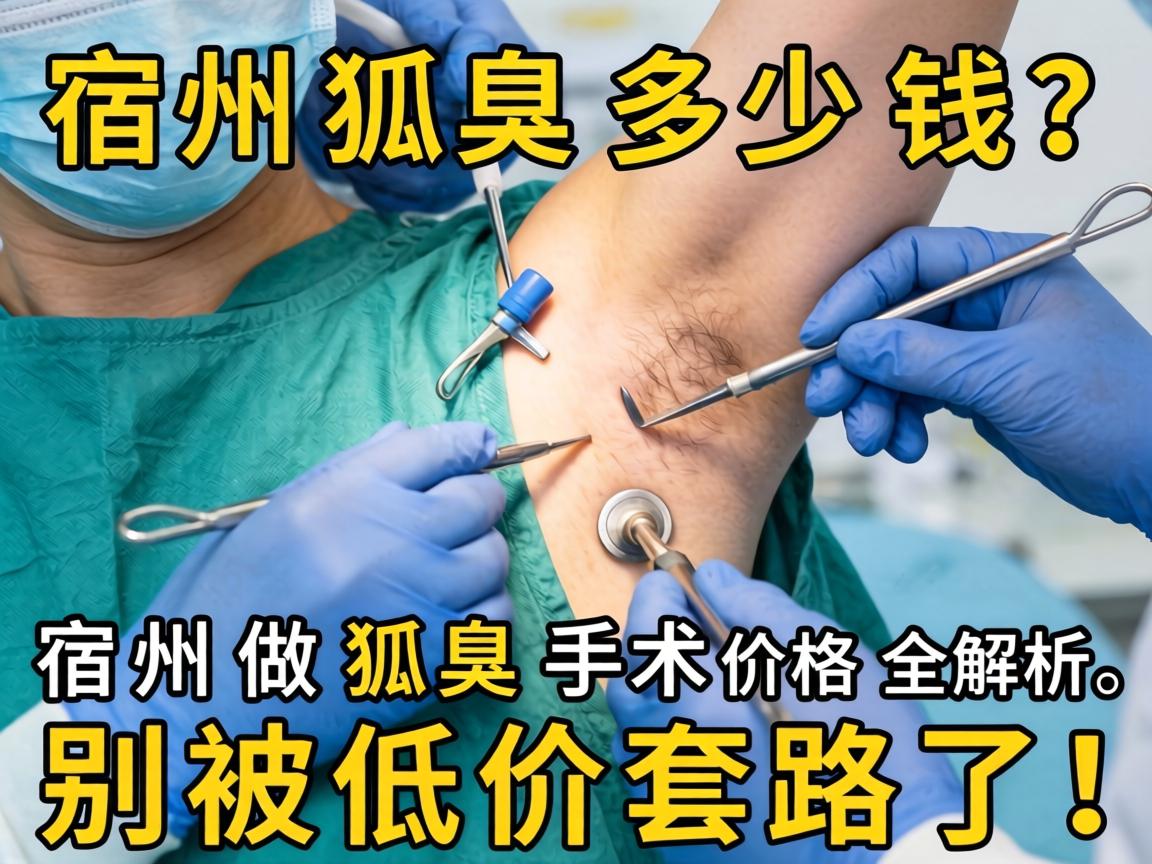 宿州狐臭手术多少钱?宿州做狐臭手术价格全解析,别被低价套路了! 宿州狐臭手术多少钱?宿州做狐臭手术价格全解析,别被低价套路了!