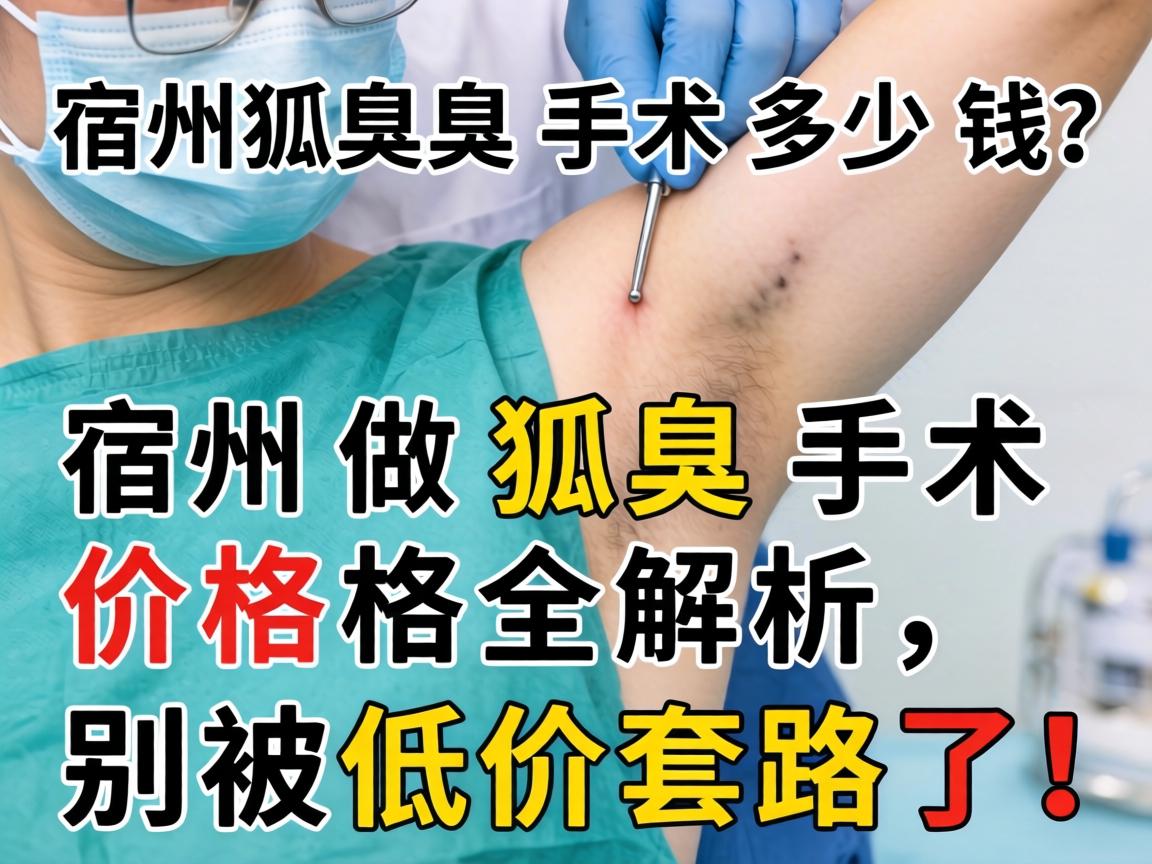 宿州狐臭手术多少钱?宿州做狐臭手术价格全解析,别被低价套路了! 宿州狐臭手术多少钱?宿州做狐臭手术价格全解析,别被低价套路了!