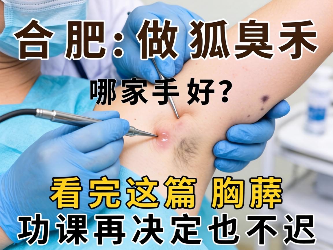 合肥做狐臭手术哪家好?看完这篇腋臭功课再决定也不迟 合肥做狐臭手术哪家好?看完这篇腋臭功课再决定也不迟