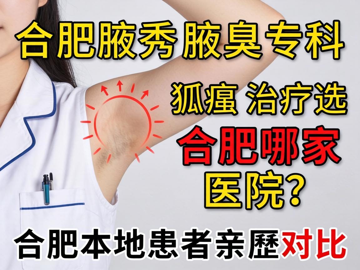 合肥腋秀腋臭专科，狐臭治疗选合肥哪家医院？合肥本地患者亲历对比