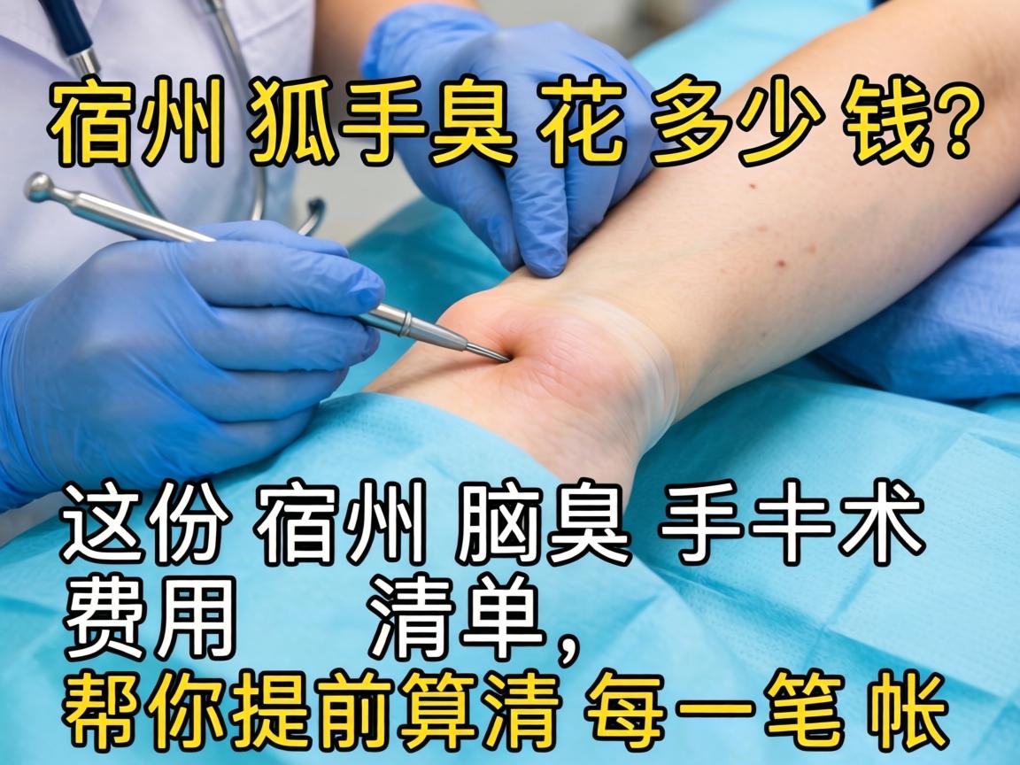 宿州狐臭手术花多少钱?这份宿州腋臭手术费用清单,帮你提前算清每一笔账 宿州狐臭手术花多少钱?这份宿州腋臭手术费用清单,帮你提前算清每一笔账