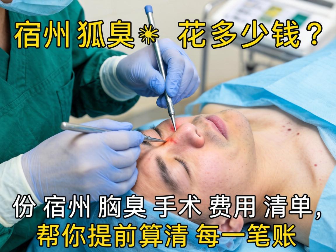 宿州狐臭手术花多少钱?这份宿州腋臭手术费用清单,帮你提前算清每一笔账 宿州狐臭手术花多少钱?这份宿州腋臭手术费用清单,帮你提前算清每一笔账