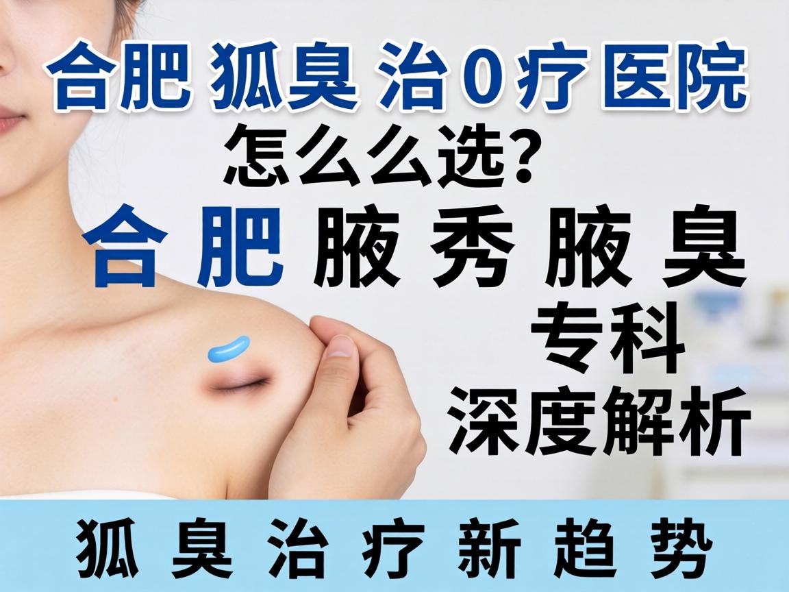 合肥狐臭治疗医院怎么选?合肥腋秀腋臭专科深度解析狐臭治疗新趋势 合肥狐臭治疗医院怎么选?合肥腋秀腋臭专科深度解析狐臭治疗新趋势