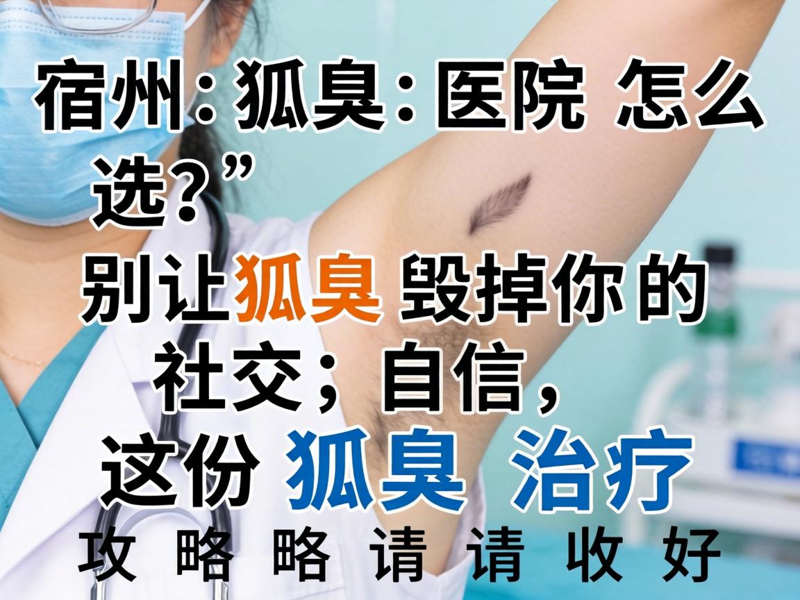 宿州狐臭医院怎么选?别让狐臭毁掉你的社交自信,这份狐臭治疗攻略请收好 宿州狐臭医院怎么选?别让狐臭毁掉你的社交自信,这份狐臭治疗攻略请收好