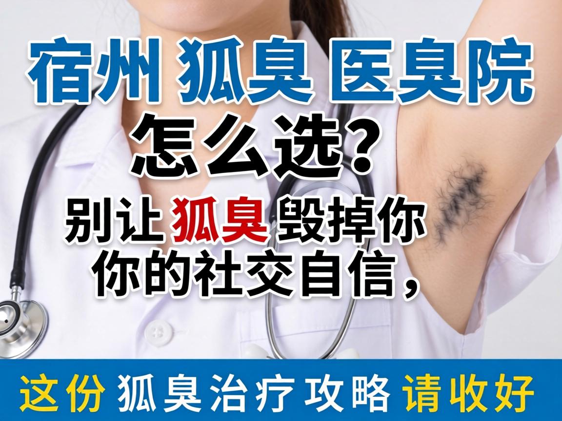 宿州狐臭医院怎么选?别让狐臭毁掉你的社交自信,这份狐臭治疗攻略请收好 宿州狐臭医院怎么选?别让狐臭毁掉你的社交自信,这份狐臭治疗攻略请收好