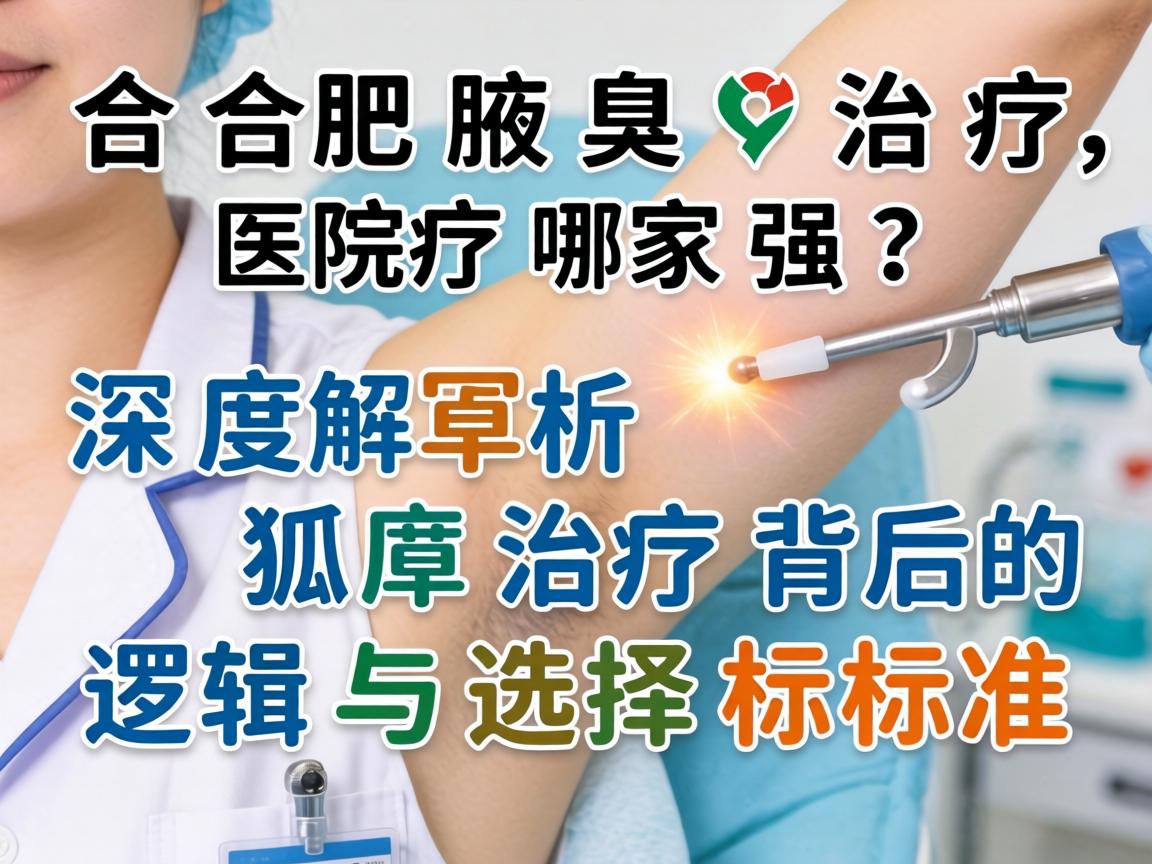 合肥腋臭治疗医院哪家强?深度解析狐臭治疗背后的逻辑与选择标准 合肥腋臭治疗医院哪家强?深度解析狐臭治疗背后的逻辑与选择标准