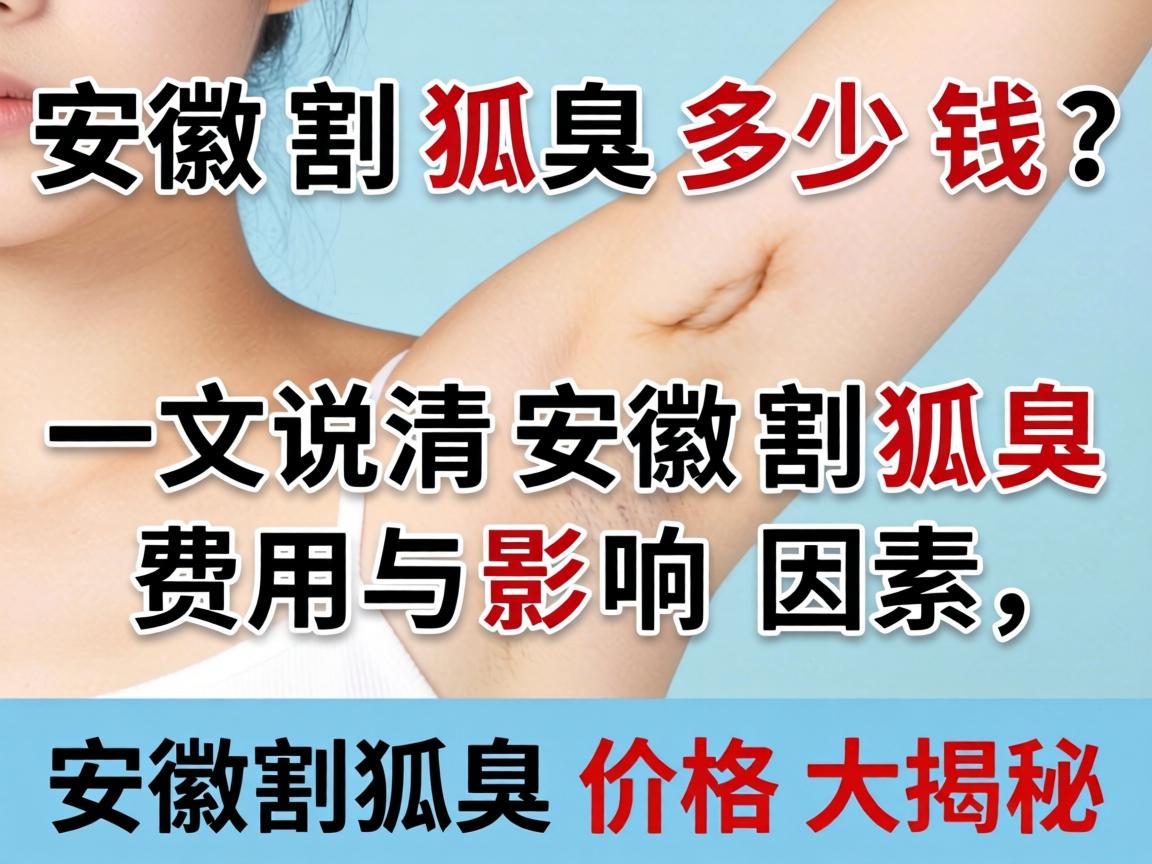 安徽割狐臭多少钱?一文说清安徽割狐臭费用与影响因素,安徽割狐臭价格大揭秘 安徽割狐臭多少钱?一文说清安徽割狐臭费用与影响因素,安徽割狐臭价格大揭秘