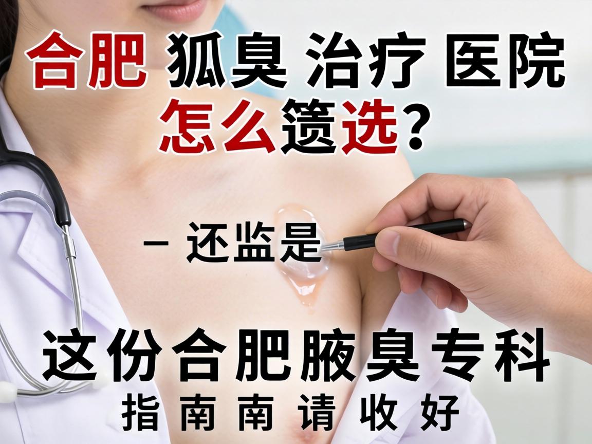 合肥狐臭治疗医院怎么选?这份合肥腋臭专科指南请收好 合肥狐臭治疗医院怎么选?这份合肥腋臭专科指南请收好