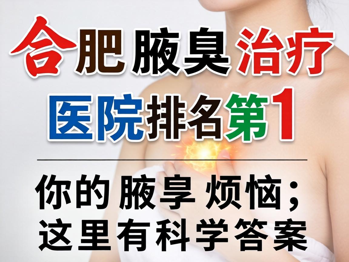 合肥腋臭治疗医院排名第一，你的腋臭烦恼，这里有科学答案