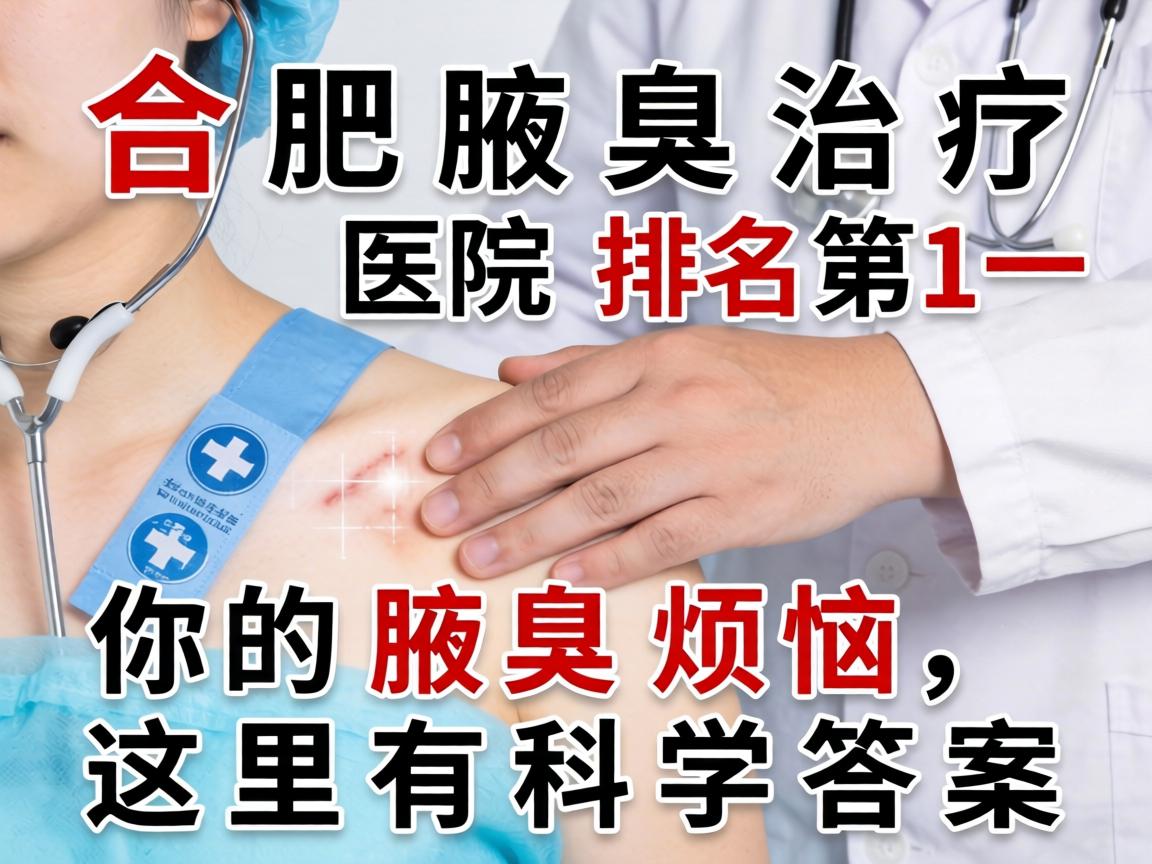 合肥腋臭治疗医院排名第一，你的腋臭烦恼，这里有科学答案