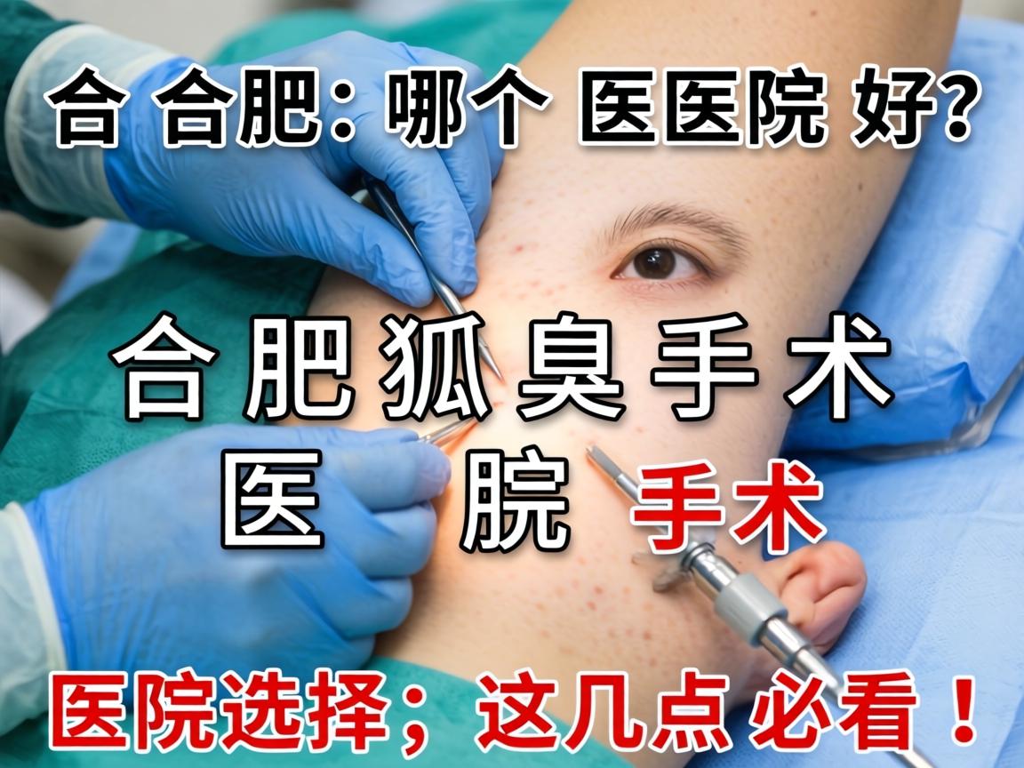 合肥狐臭手术哪个医院好?合肥狐臭手术医院选择,这几点必看! 合肥狐臭手术哪个医院好?合肥狐臭手术医院选择,这几点必看!
