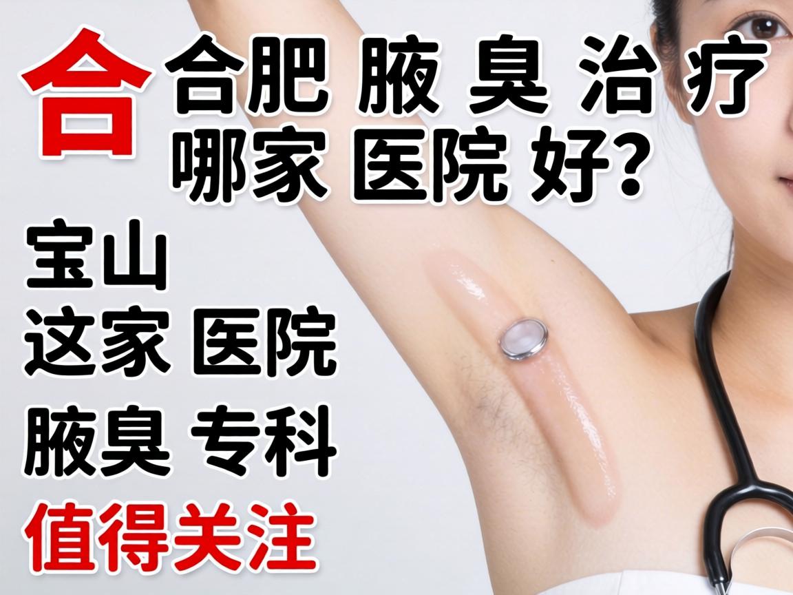 合肥腋臭治疗哪家医院好？宝山这家医院腋臭专科值得关注