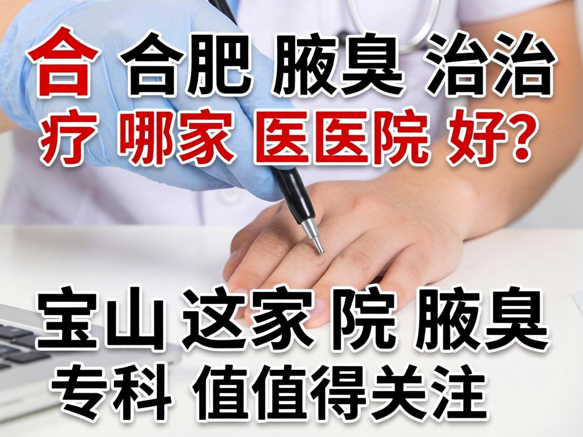 合肥腋臭治疗哪家医院好？宝山这家医院腋臭专科值得关注