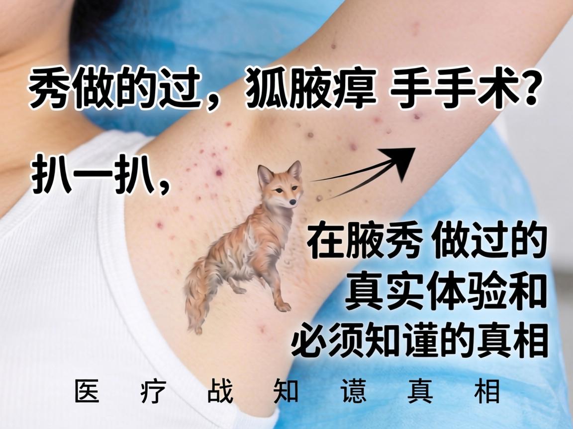 在腋秀做过狐臭手术?扒一扒在腋秀做过的真实体验和必须知道的真相 在腋秀做过狐臭手术?扒一扒在腋秀做过的真实体验和必须知道的真相