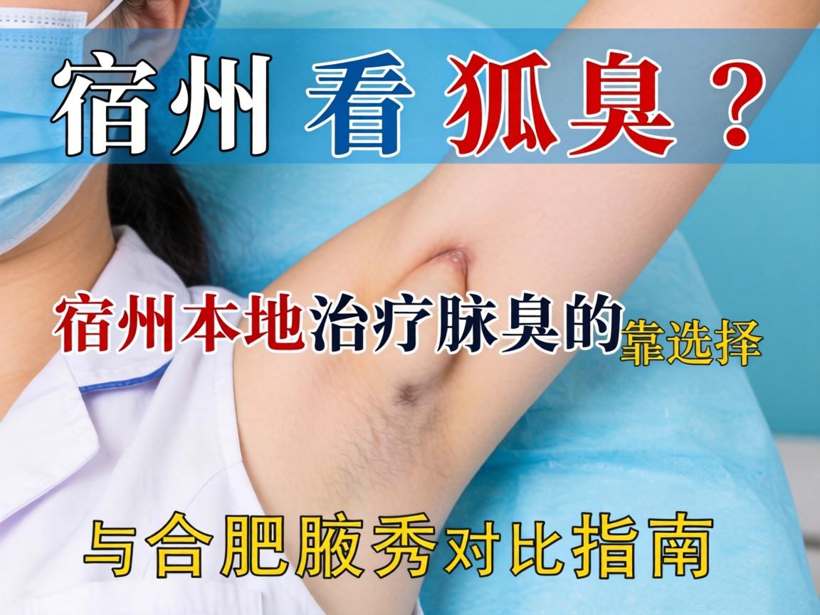 宿州看狐臭？宿州本地治疗腋臭的靠谱选择与合肥腋秀对比指南