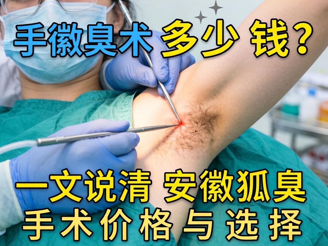 安徽狐臭手术多少钱？一文说清安徽狐臭手术价格与选择