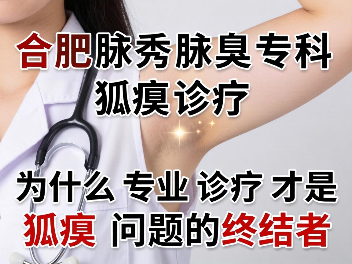 合肥腋秀腋臭专科，狐臭诊疗，为什么专业诊疗才是狐臭问题的终结者？