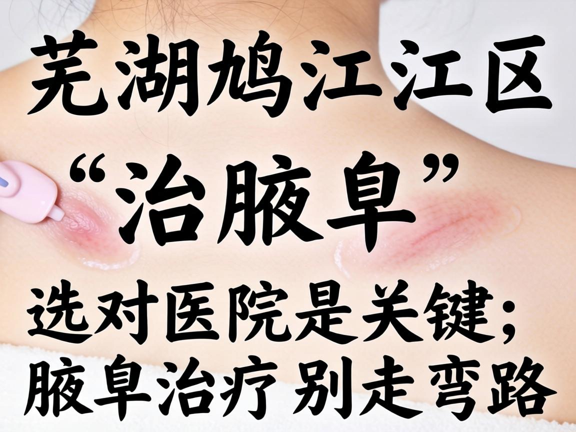 芜湖鸠江区治腋臭，选对医院是关键，腋臭治疗别走弯路
