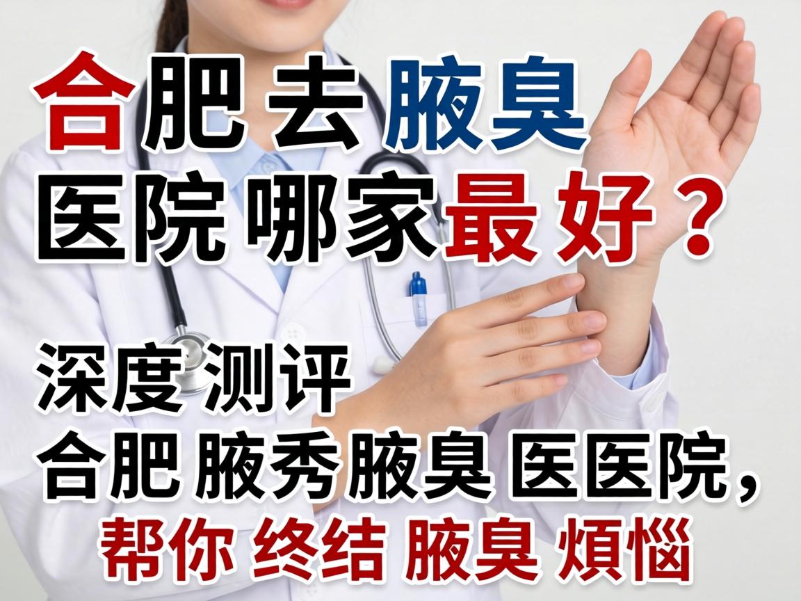 合肥去腋臭医院哪家最好？深度测评合肥腋秀腋臭医院，帮你终结腋臭烦恼