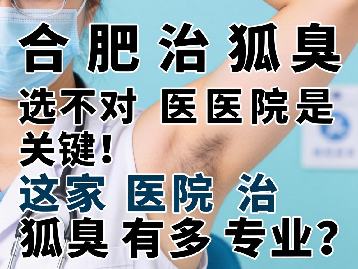 合肥治狐臭,选对医院是关键!这家医院治狐臭有多专业? 合肥治狐臭,选对医院是关键!这家医院治狐臭有多专业?