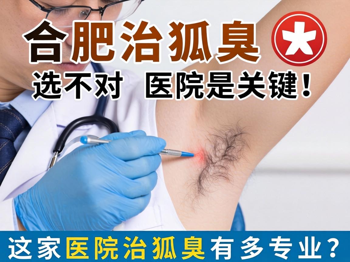 合肥治狐臭,选对医院是关键!这家医院治狐臭有多专业? 合肥治狐臭,选对医院是关键!这家医院治狐臭有多专业?