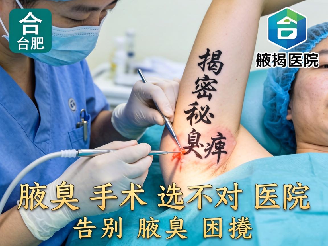 合肥腋臭手术医院揭秘，腋臭手术选对医院，告别腋臭困扰