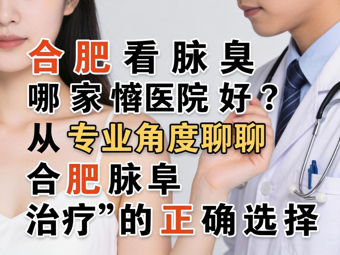 合肥看腋臭哪家医院好？从专业角度聊聊合肥腋臭治疗的正确选择