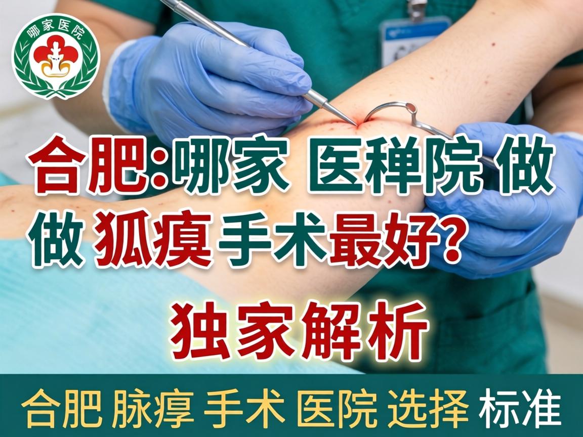 合肥哪家医院做狐臭手术最好？独家解析合肥腋臭手术医院选择标准