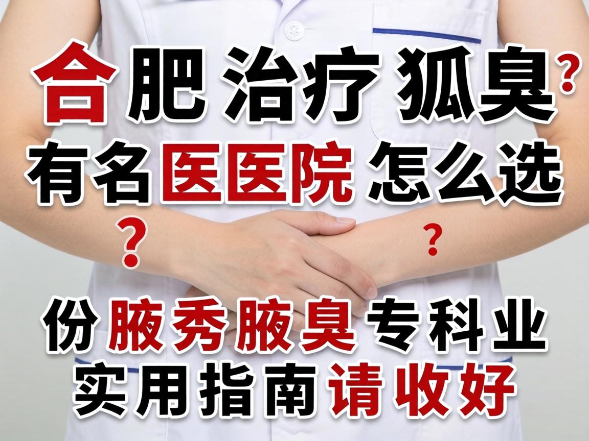 合肥治疗狐臭有名医院怎么选?这份腋秀腋臭专科的实用指南请收好 合肥治疗狐臭有名医院怎么选?这份腋秀腋臭专科的实用指南请收好