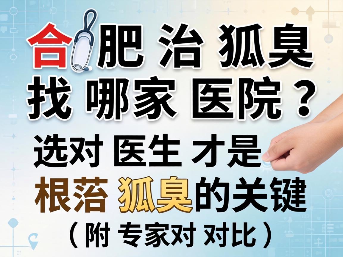 合肥治狐臭找哪家医院？选对医生才是根治狐臭的关键（附专家对比）