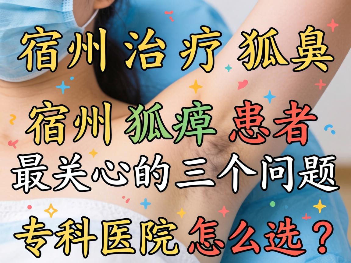 宿州治疗狐臭,宿州狐臭患者最关心的三个问题,专科医院怎么选? 宿州治疗狐臭,宿州狐臭患者最关心的三个问题,专科医院怎么选?