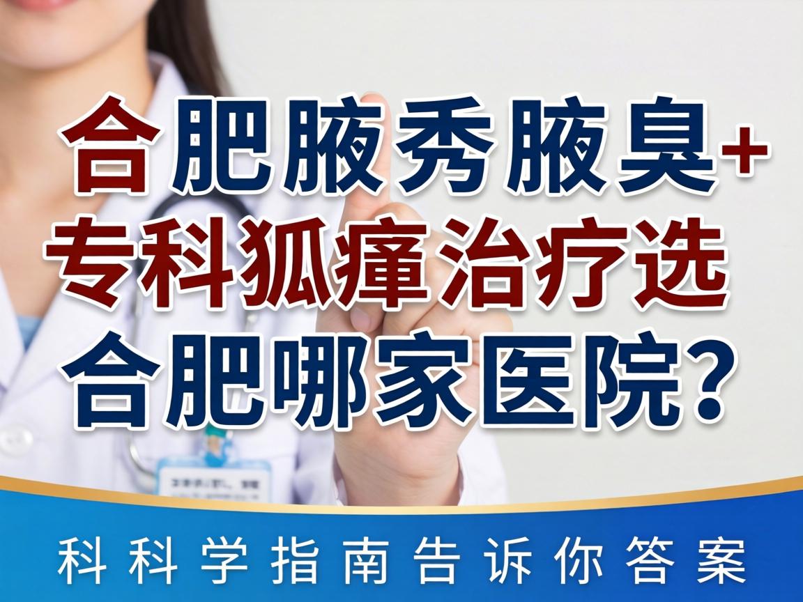 合肥腋秀腋臭专科,狐臭治疗选合肥哪家医院?这份科学指南告诉你答案 合肥腋秀腋臭专科,狐臭治疗选合肥哪家医院?这份科学指南告诉你答案