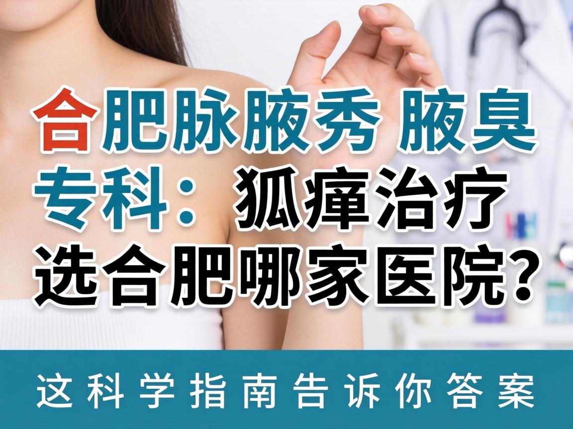合肥腋秀腋臭专科,狐臭治疗选合肥哪家医院?这份科学指南告诉你答案 合肥腋秀腋臭专科,狐臭治疗选合肥哪家医院?这份科学指南告诉你答案