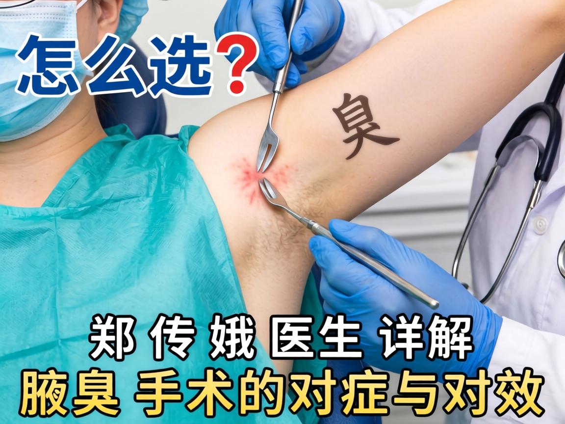 腋臭手术怎么选?郑传娥医生详解腋臭手术的对症与对效 腋臭手术怎么选?郑传娥医生详解腋臭手术的对症与对效