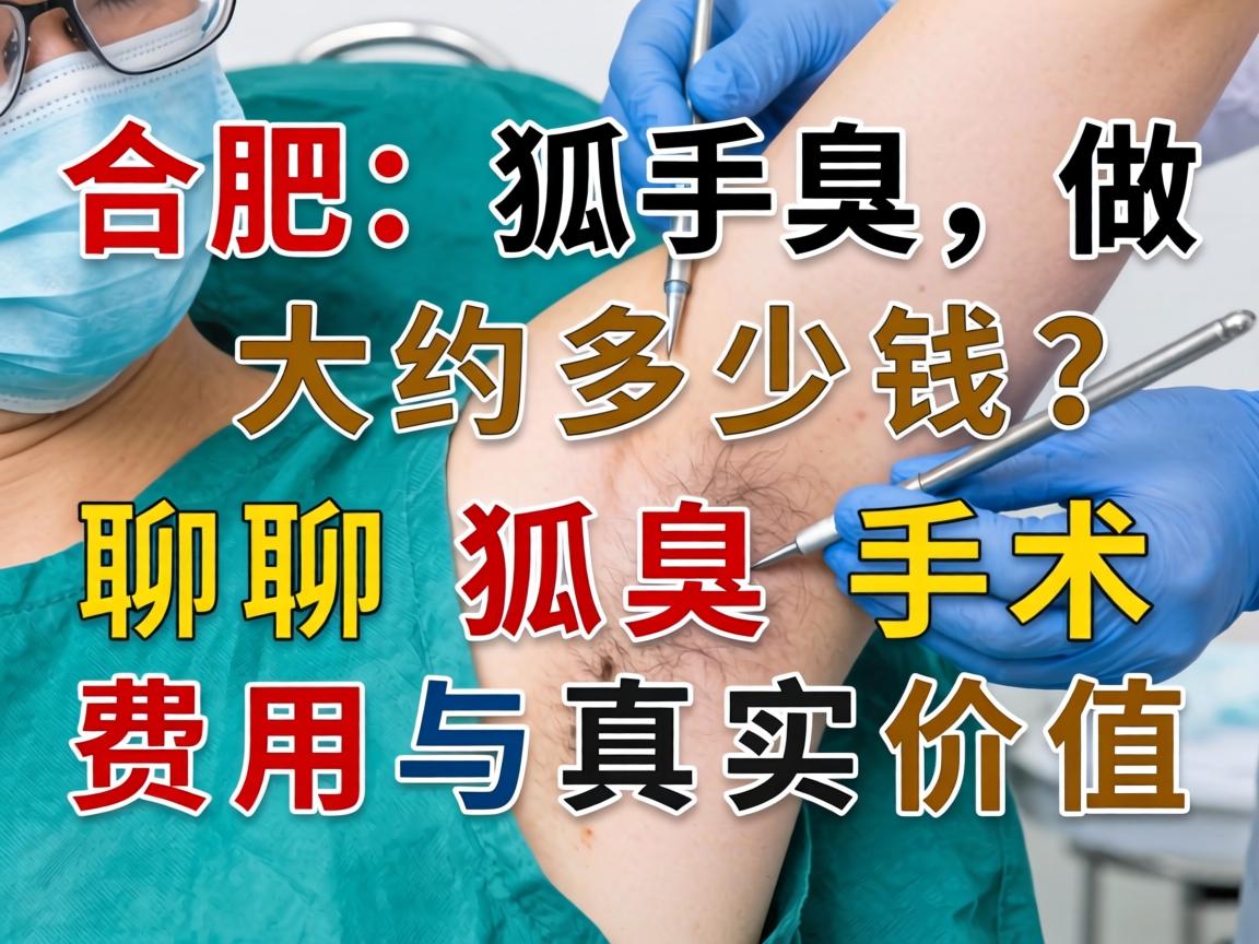 合肥狐臭做手术大约多少钱?聊聊狐臭手术费用与真实价值 合肥狐臭做手术大约多少钱?聊聊狐臭手术费用与真实价值