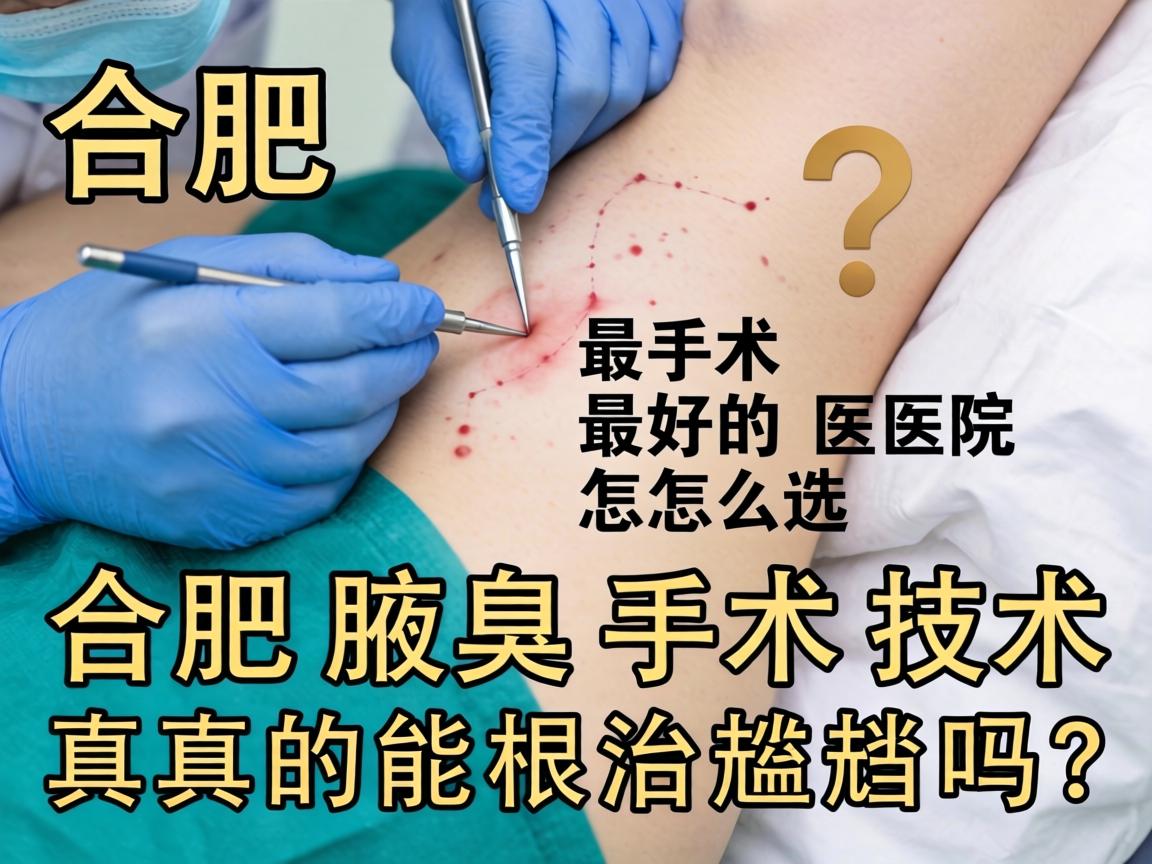 合肥腋臭手术最好的医院怎么选?合肥腋臭手术技术真的能根治尴尬吗? 合肥腋臭手术最好的医院怎么选?合肥腋臭手术技术真的能根治尴尬吗?