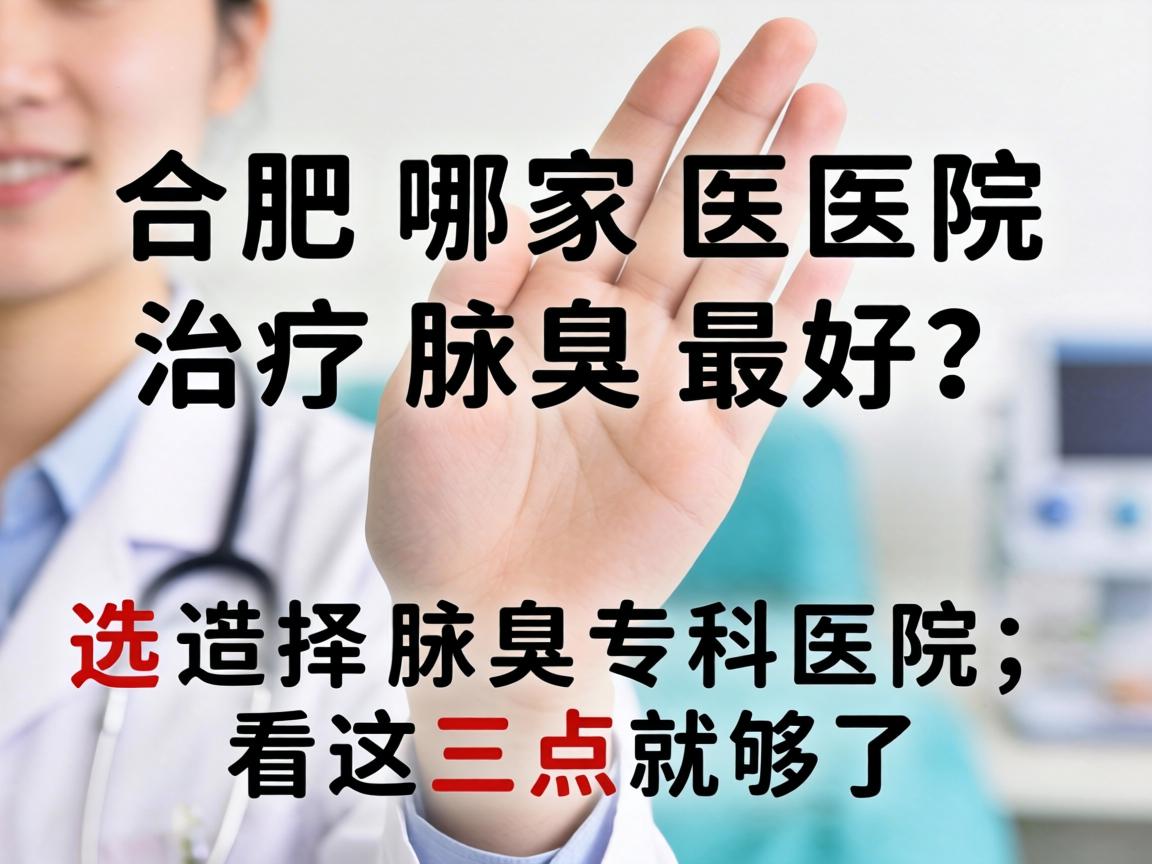 合肥哪家医院治疗腋臭最好?选择腋臭专科医院,看这三点就够了 合肥哪家医院治疗腋臭最好?选择腋臭专科医院,看这三点就够了