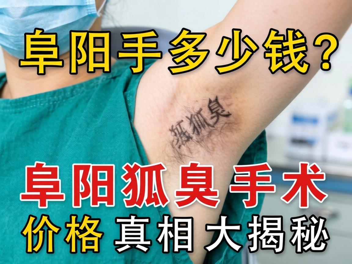 阜阳狐臭手术多少钱？阜阳狐臭手术价格真相大揭秘