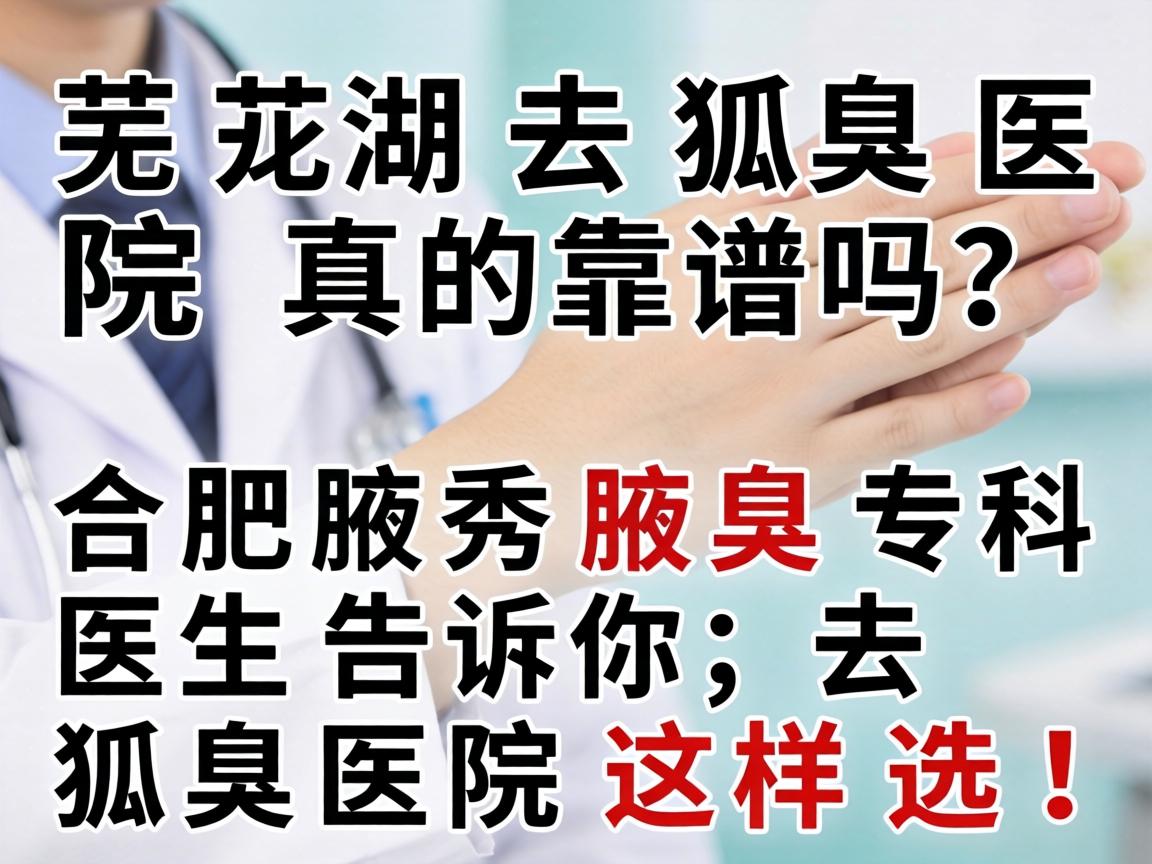 芜湖去狐臭医院真的靠谱吗?合肥腋秀腋臭专科医生告诉你,去狐臭医院这样选! 芜湖去狐臭医院真的靠谱吗?合肥腋秀腋臭专科医生告诉你,去狐臭医院这样选!