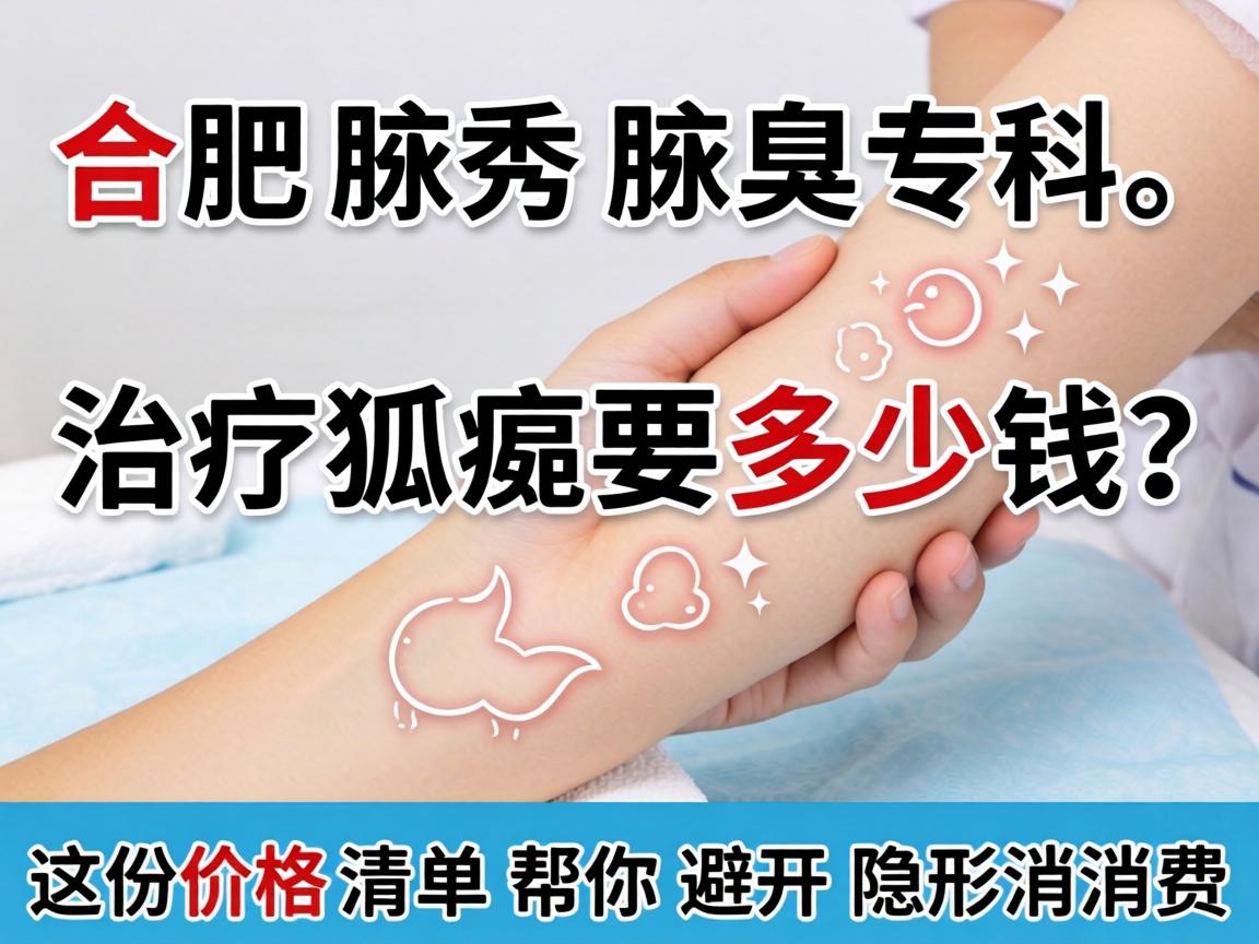 合肥腋秀腋臭专科,治疗狐臭要多少钱?这份价格清单帮你避开隐形消费 合肥腋秀腋臭专科,治疗狐臭要多少钱?这份价格清单帮你避开隐形消费