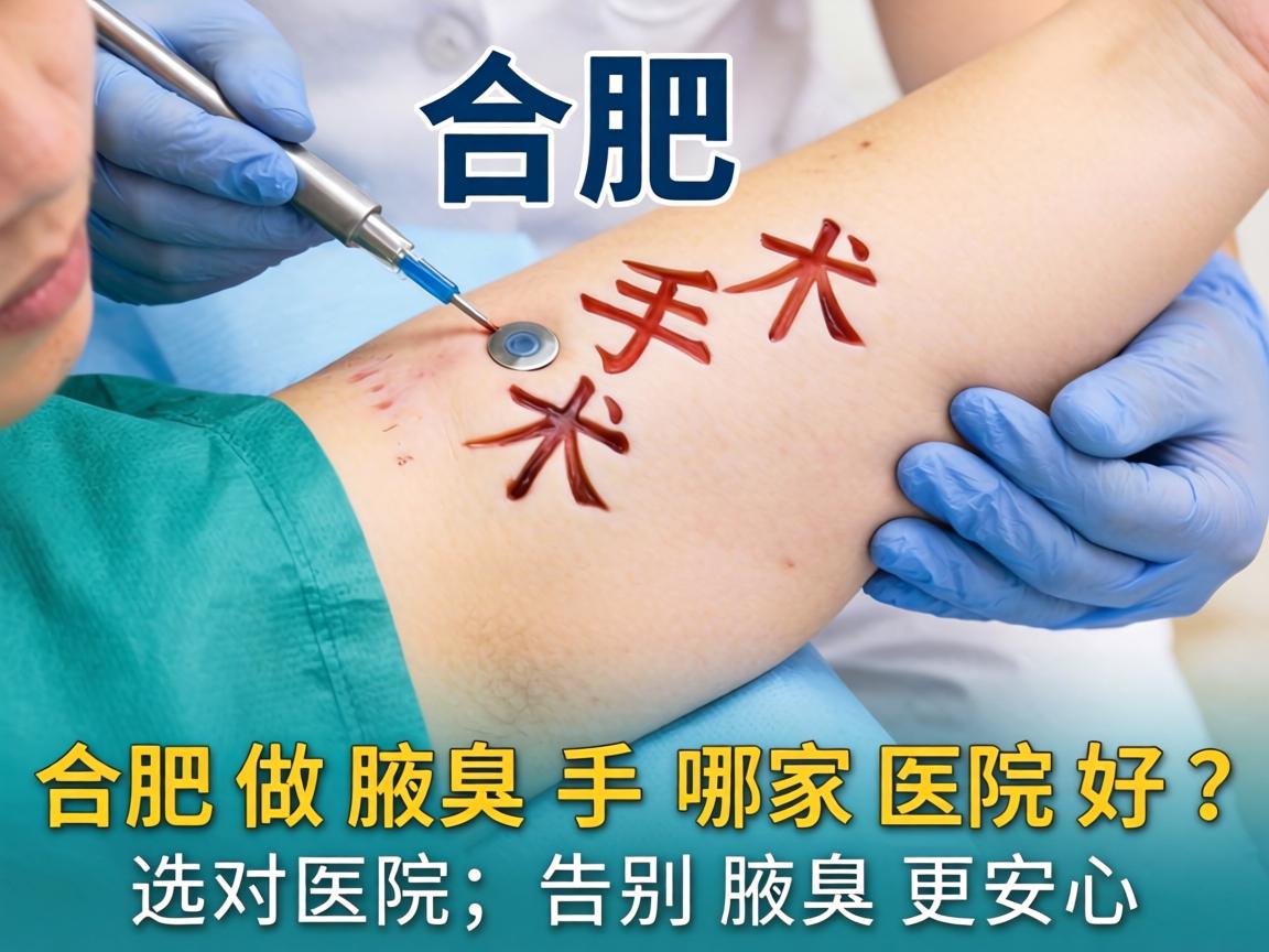 合肥做腋臭手术哪家医院好?选对医院,告别腋臭更安心 合肥做腋臭手术哪家医院好?选对医院,告别腋臭更安心