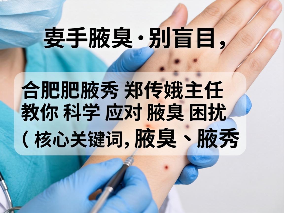 腋臭手术别盲目,合肥腋秀郑传娥主任教你科学应对腋臭困扰(核心关键词,腋臭、腋秀) 腋臭手术别盲目,合肥腋秀郑传娥主任教你科学应对腋臭困扰(核心关键词,腋臭、腋秀)