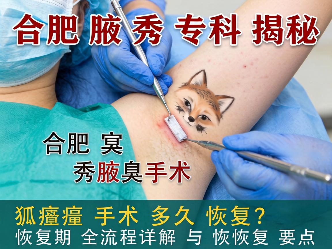 合肥腋秀腋臭专科揭秘,狐臭手术多久恢复?恢复期全流程详解与恢复要点 合肥腋秀腋臭专科揭秘,狐臭手术多久恢复?恢复期全流程详解与恢复要点
