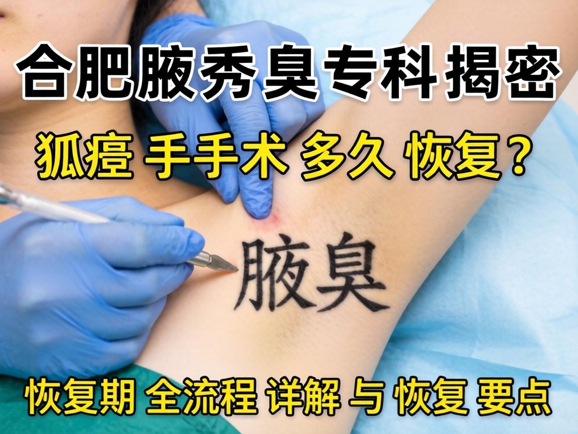 合肥腋秀腋臭专科揭秘,狐臭手术多久恢复?恢复期全流程详解与恢复要点 合肥腋秀腋臭专科揭秘,狐臭手术多久恢复?恢复期全流程详解与恢复要点
