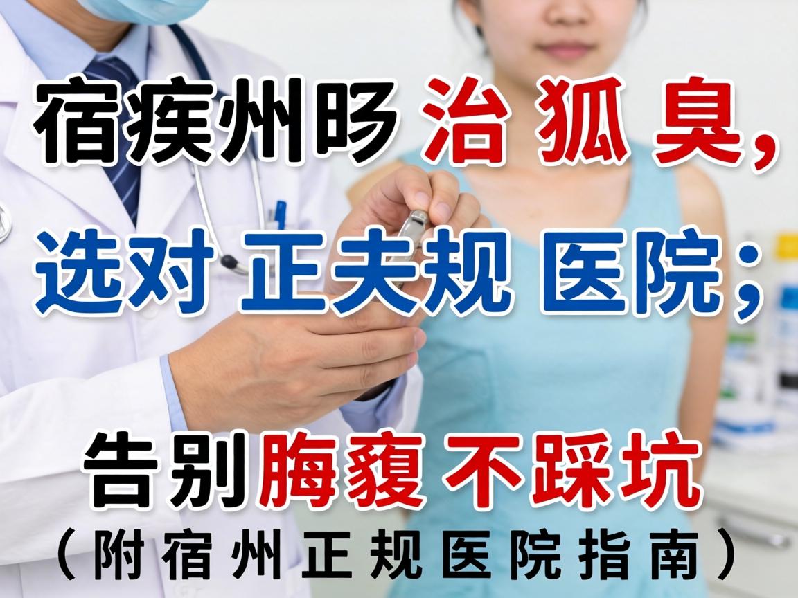 宿州治狐臭,选对正规医院,告别腋臭不踩坑(附宿州正规医院指南) 宿州治狐臭,选对正规医院,告别腋臭不踩坑(附宿州正规医院指南)